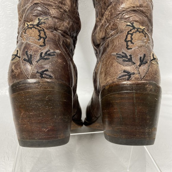 Old Gringo Shoes Old Gringo Womens 95 Distressed Brown Cowboy Boots